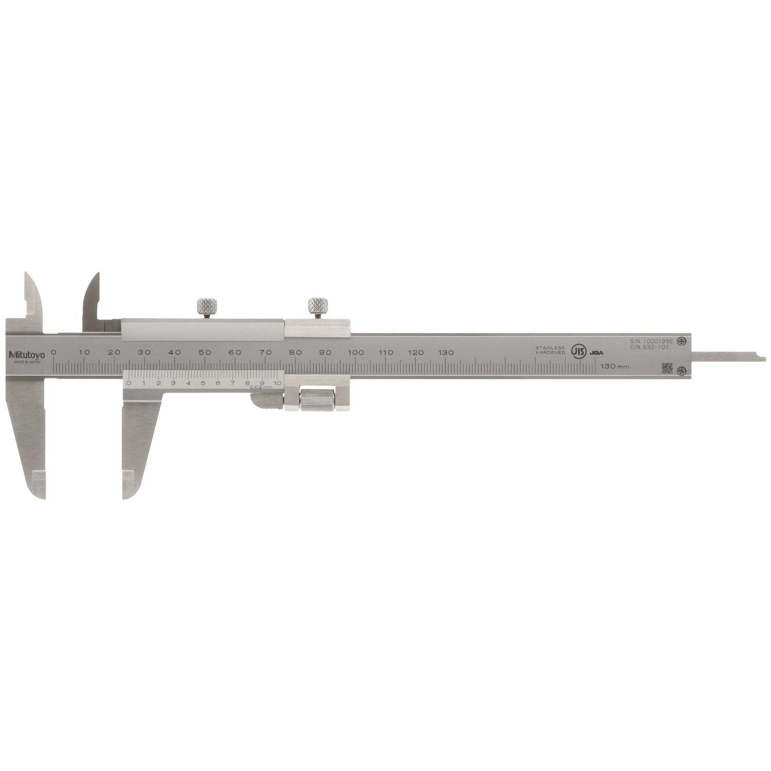 MITUTOYO 532-101 Vernier Caliper 130MM/0.02MM